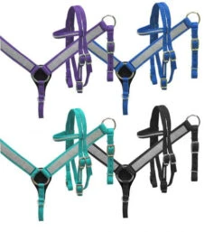 Mini/Pony Rhinestone Nylon Headstall Set