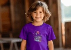 Flower Chute Youth Short Sleeve Tee