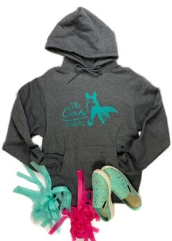 Dark Grey Logo Unisex Hoodie [FREE Logo Sticker!]