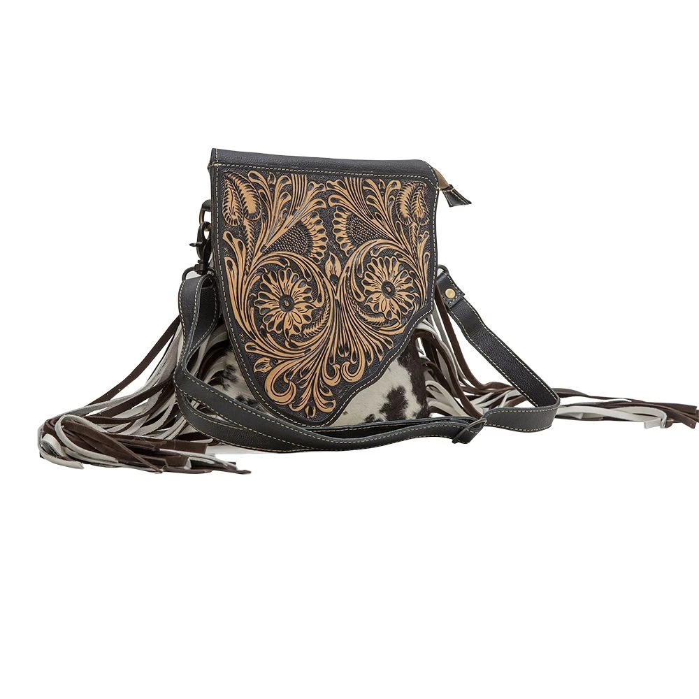 Concealed Carry Roan Fringe Crossbody Handbag - Image 3