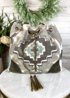 Temple Aztec Bucket Tote Handbag