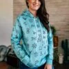 Turquoise Brands Hoodie